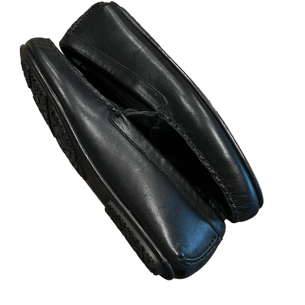 Allen Edmonds Super Sport Black Leather Slip-On Loafers Men's 7.5 NWOB Comfort